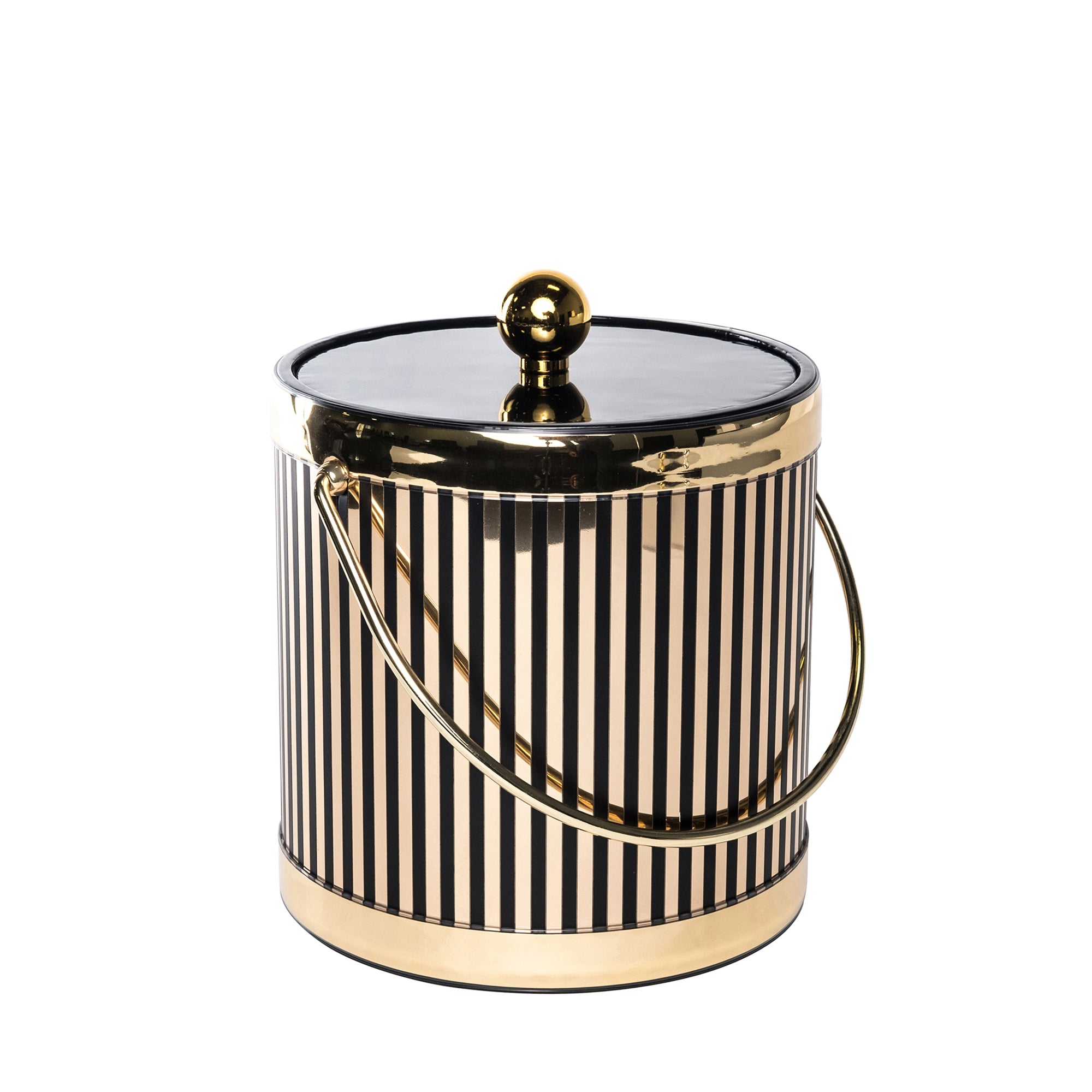 Banded Vertical Black & Gold
